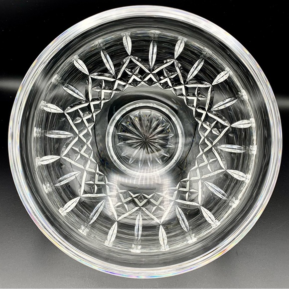 Waterford Crystal Lismore Footed Bowl 10” 8-LB Punch Bowl MSRP-$525 UNUSED EXLNT - Picture 7 of 16